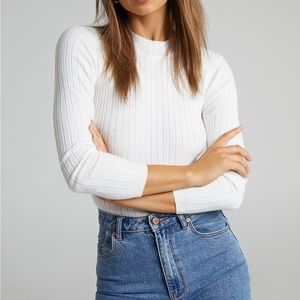 Showpo Downtown Dreams Long Sleeve Knit Top